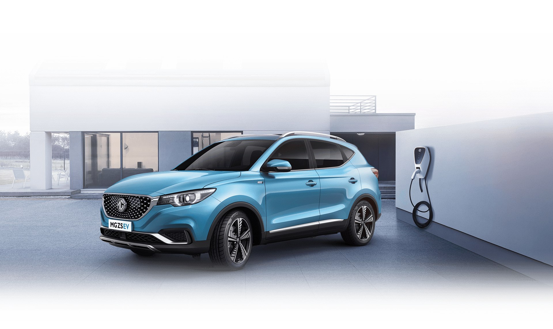 Mg zs ev blue recharging